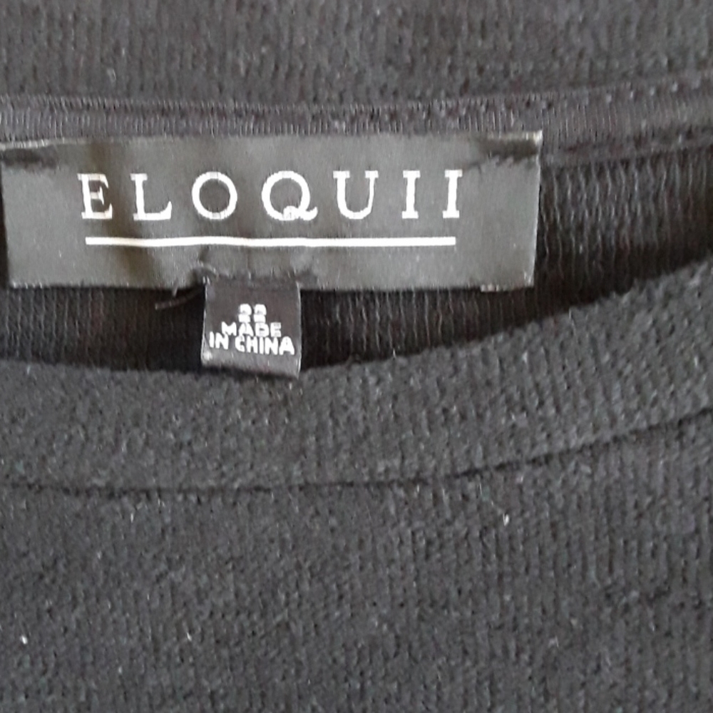 🌲Black top by eloquii size 22 - Picture 2 of 3